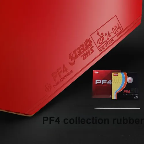 DHS PF4 Table Tennis Rubbers Sponge Inverted Rubber Fast Attack Combined With Loop Compatibility Advanced Model, Adults