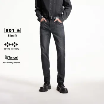 JACK JONES· Jeans Men's A17 Medium Gray Denim