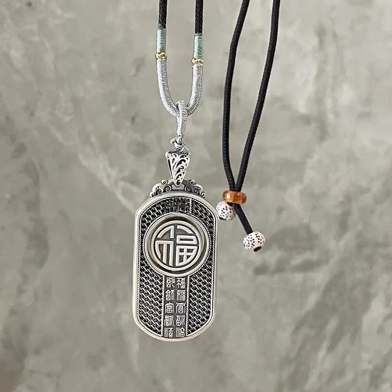 CUTE DAME S999 Sterling Silver Necklaces Unisex Silver-5