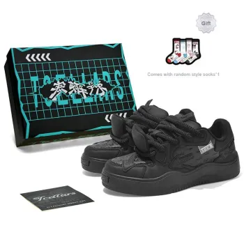 TCELLARS Low Top Skateboard Shoes Unisex Rose Black Box Limited Edition