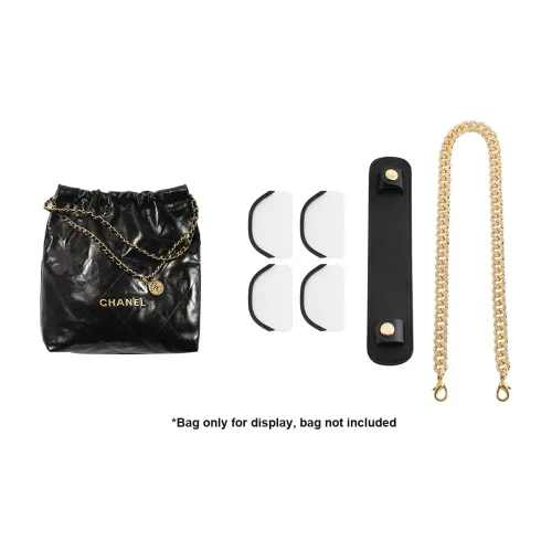 Ingenuity Handmade Коровья кожа Декоративная цепочка Ремень с Stress Relief Плечо Пads Сумка Ремень Женские Черный