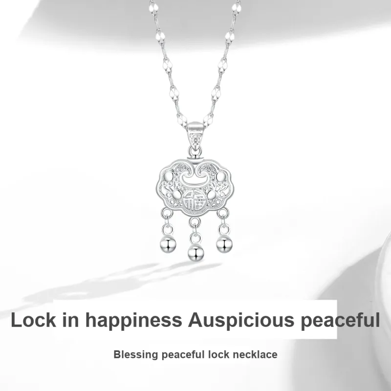 Fortune Gold 999 Fine Silver Necklaces Unisex-1