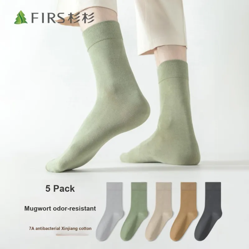 FIRS Mid Calf Socks Men's 5 Pack-14