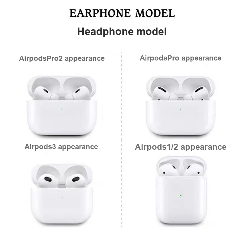 GUCADI For Airpods1/2/3Airpods Pro1/2 Square 3D Effect Matte Eyes Transformers Cross Apple Bluetooth Earphone Case-2