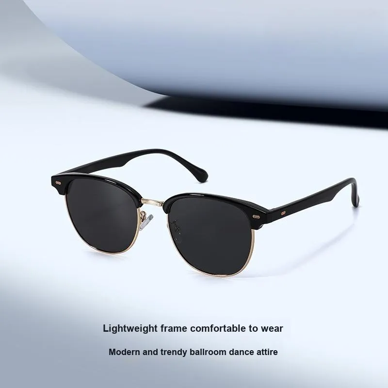 JEKA Metal Oval Sunglasses Unisex-2