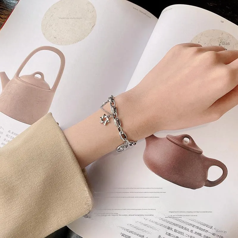 Nine Music 925 Sterling Silver Bracelets Unisex-5