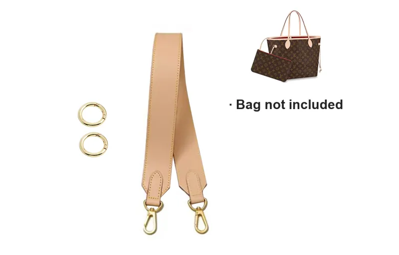Ingenuity Handmade Cow Leather Accessory Bag Strap Women's Beige/Amber/Brown/Black-1