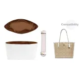 (Ecru) City 33 Two-Piece Set[Shoulder Strap Pad+Brown Waterproof Liner]❤No Compartment