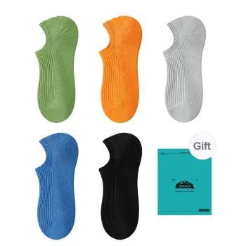 ZEROIN No Show Socks Unisex 5 Pack