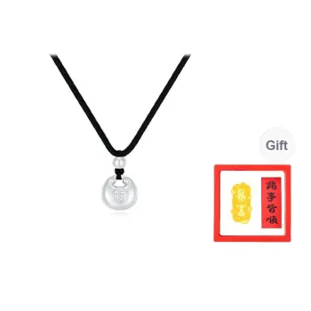 Chongqing Gold Store S999 Fine Silver Necklaces Women's