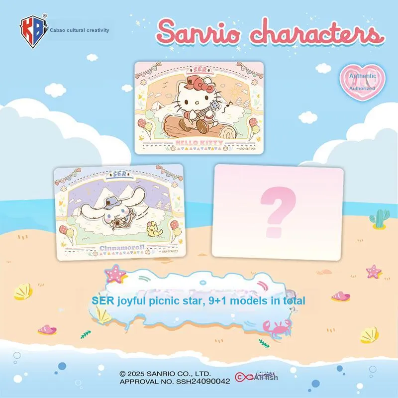 Kabao Cultural Creation x Sanrio Polaroid Card Shimmer Star Third Edition V10 IP/Anime Cards 15 Sachets/box-3