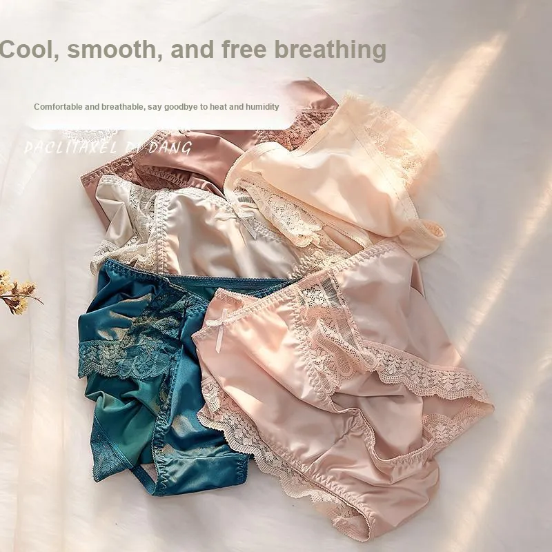 XIA.WA.ZHI.XIU Underpants Women's Shopping Bag 4 Pack-7