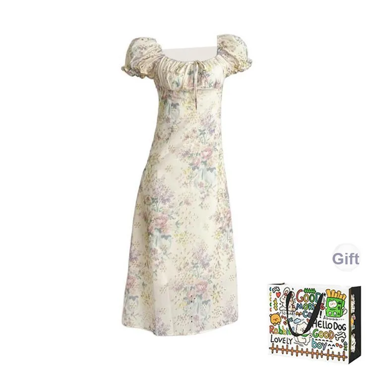 OURUOKE Short Sleeved Dress Women's-0