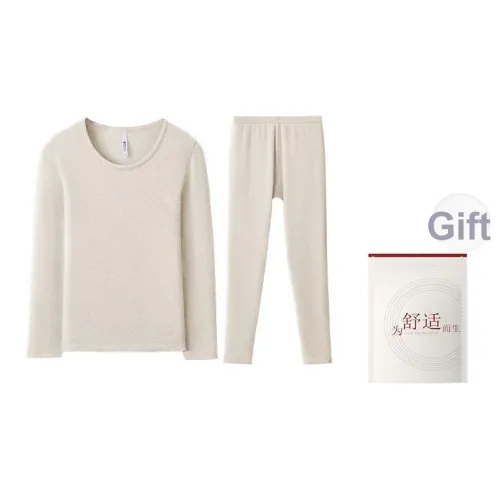 Red Bean Женские Теплые Бежевые Женские Термокомплекты