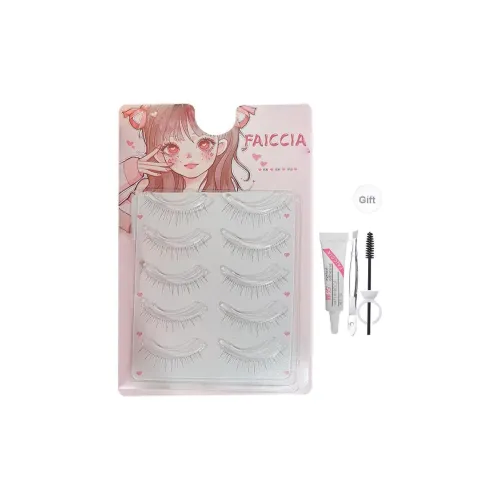 FAICCIA Накладные ресницы "Кошка Ухо" Клей Версия 5 пар в упаковке