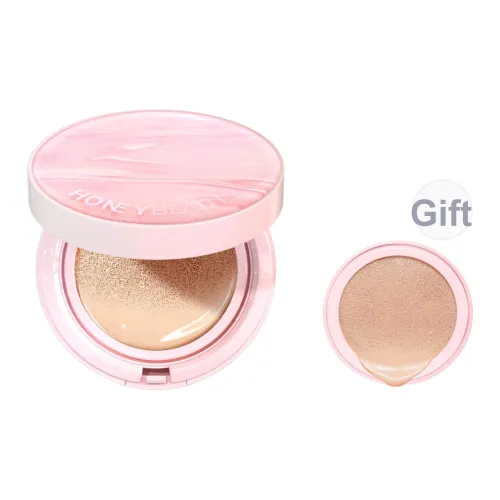 Thorough Honey Мягкий RADIANCE Замок в Влажности Воздушные Подушки Цвет Лицо Длинный Долговечный Натуральный 13г+13г