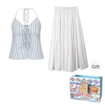 WOWI Two Piece Skirt Sets Women's