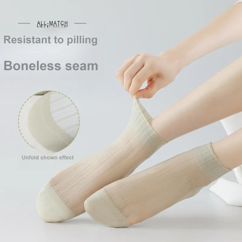 XXLLG Short Socks Women's 4 Pack-4