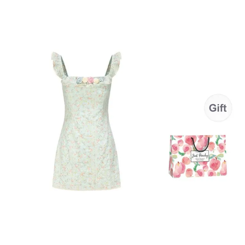 Qiuerle Short Sleeved Dress Women's-7