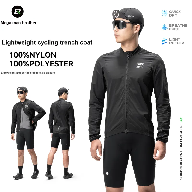 ROCKBROS Cycling Clothing Men's Black-2