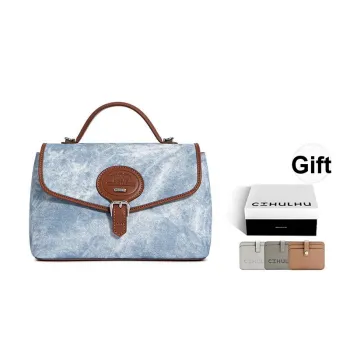 Cthulhu Cow Leather Tie Dye Small Square Bag Shoulder Bag, Crossbody Bag, Handbag Trumpets Women's Blue Brown