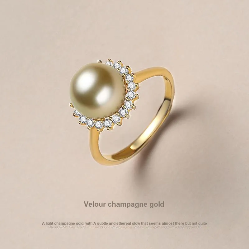 Inlady Saltwater Pearl Rings Women's-4