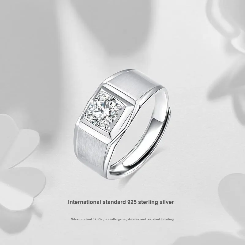 JUICY GRAPE S925 Silver Moissanite Rings Unisex-2