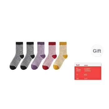 MIIOW Trend Party Series Mid Calf Socks Women's Gift Box Combination
