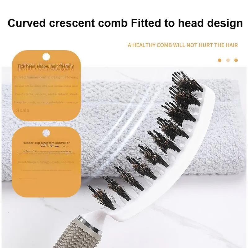 Sweet Pillow House Curved Blowing For Fluffing Up Rib Comb Straightening Prosperity-1