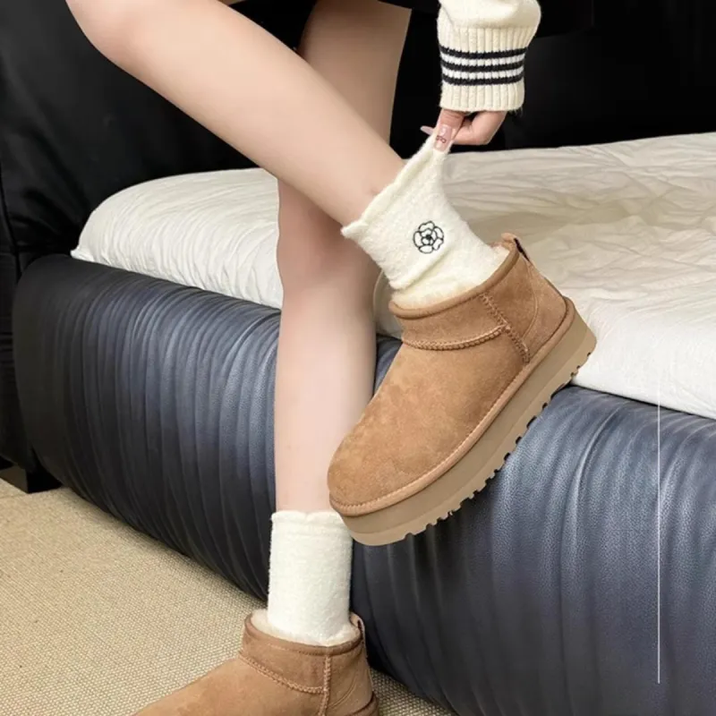 MADALLO Knee-High Socks Women's 4 Pack Chanel-Inspired-5