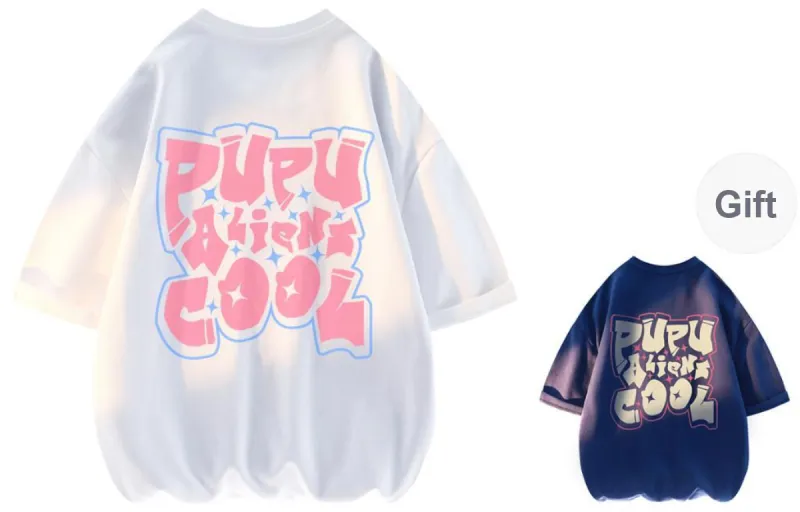 PUPU ALIENS T-Shirt Summer Unisex-15