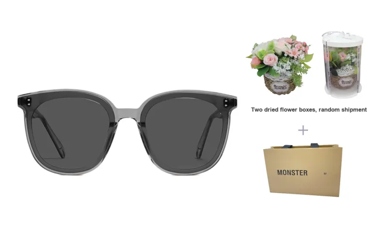 GENTLE MONSTER Square Sunglasses Unisex Gray-3