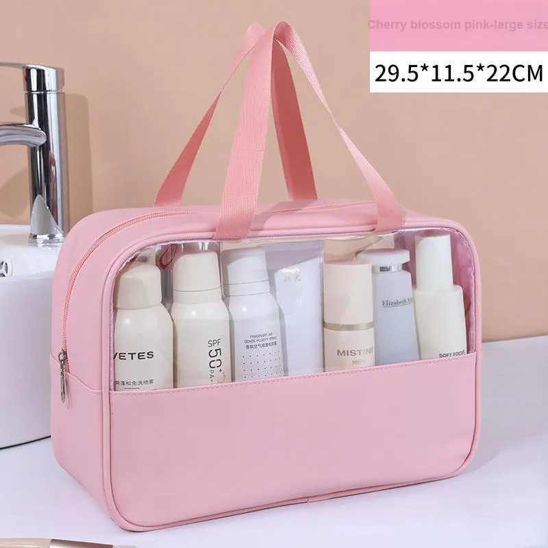 LETOO PVC Makeup Bag Large Size Unisex Multicolor-7