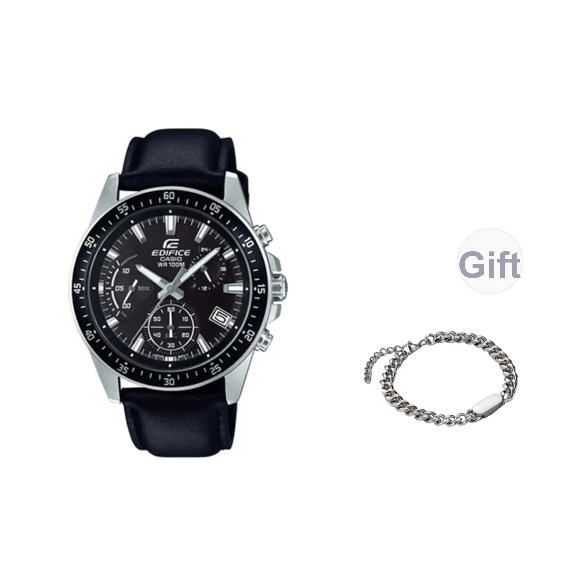 CASIO Кварцевый механизм Часы Мужские Черный циферблат