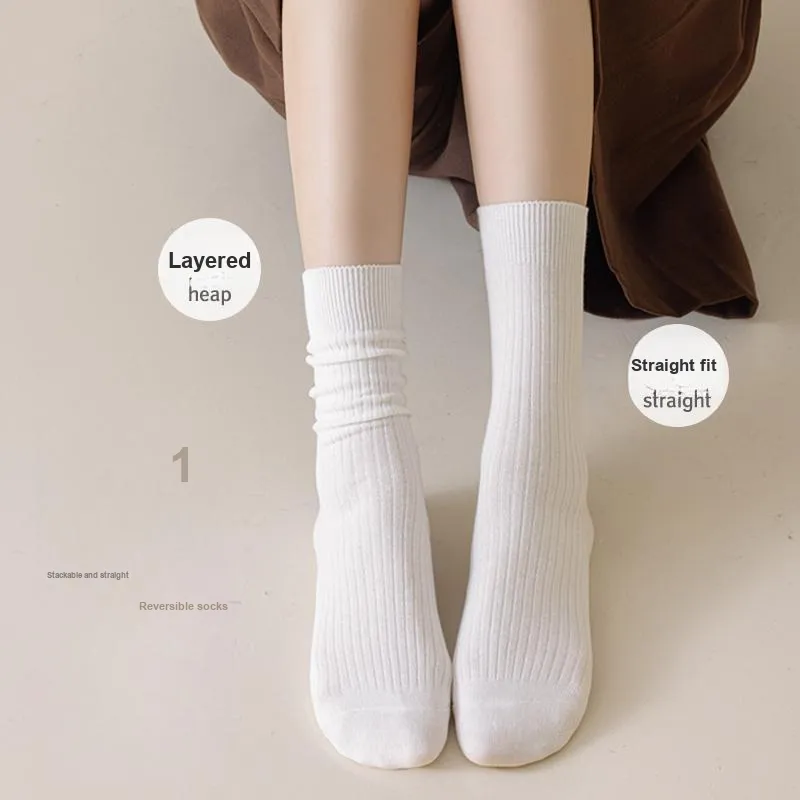 JIAZINI Mid Calf Socks Women's 4 Pack-41