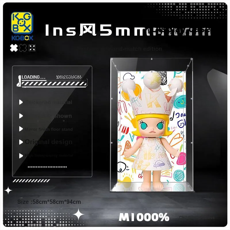 KGBOX Compatibility POPMART Molly With Childlike Princess 1000% Model Accessories-5