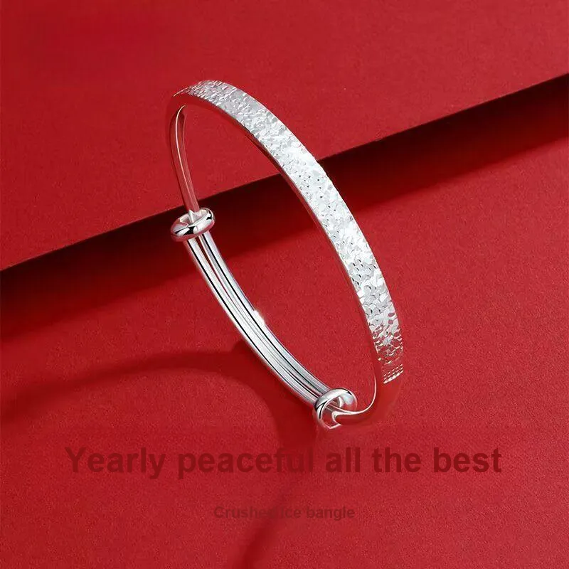 BMK S999 Fine Silver Bangles Women's-2
