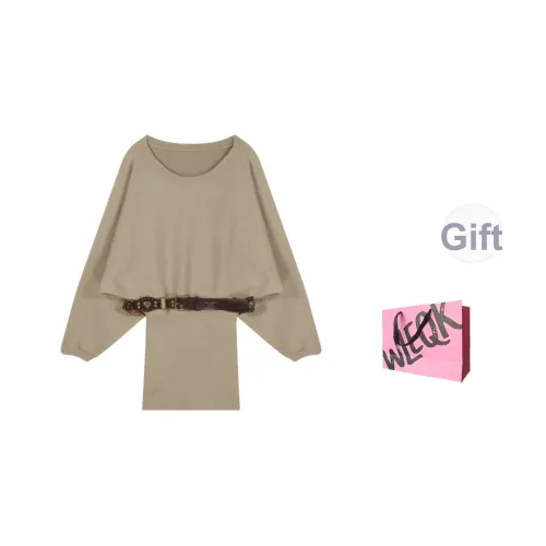 CTRTRC Длинное платье с длинными рукавами женское