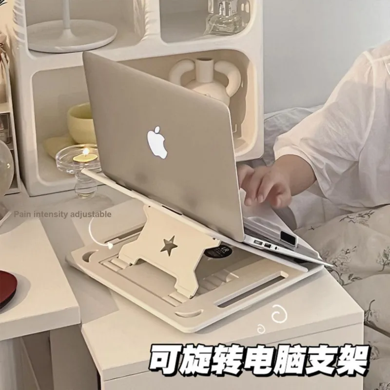 LZL Laptop Stand Computer Stand Desktop 360 Rotating Object Elevator Foldable Height Adjustable Portable Cooling Rack-9
