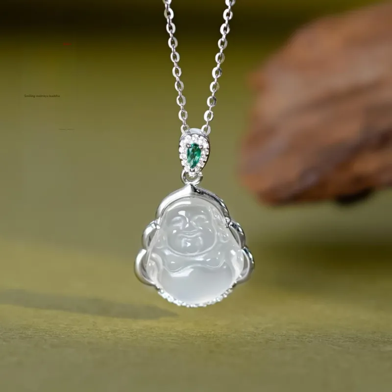 ZKY Chalcedony Necklaces Unisex-5