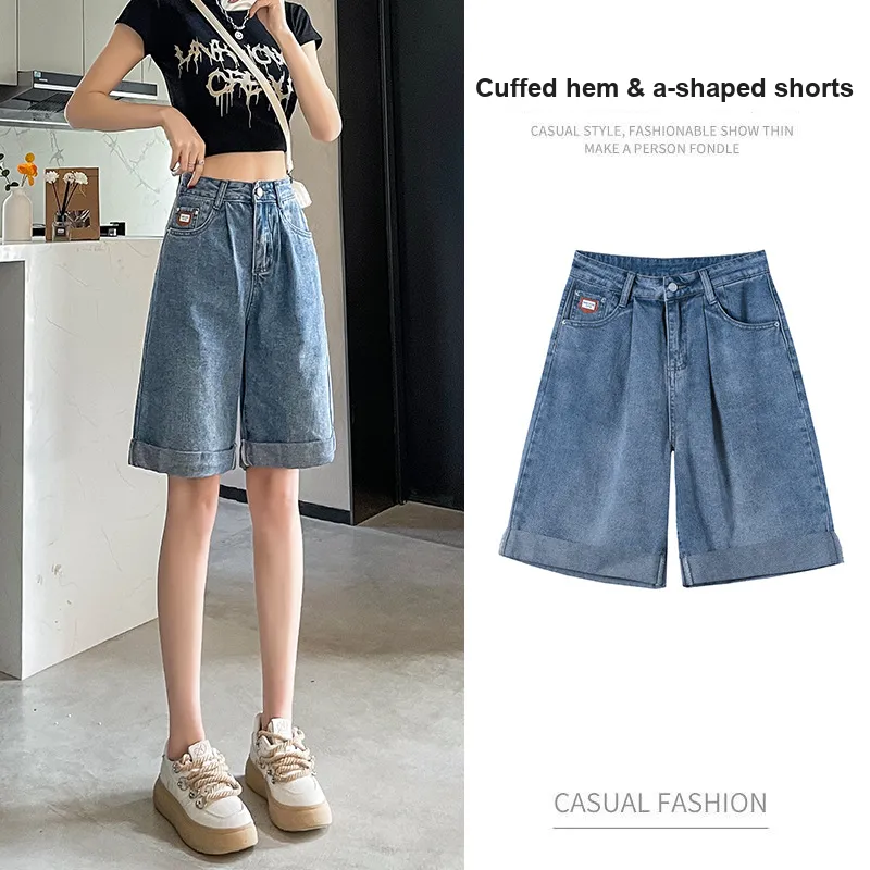 Cotton Gene Denim Shorts Women's-9