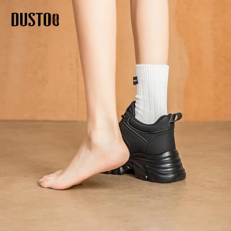 DUSTO Cushioning Slip Resistant High Top Chunky Sneakers Women's-3
