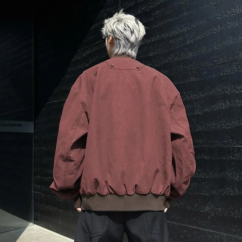 T-IRA Jackets Coats Unisex .Imgur.com Earth Red-4