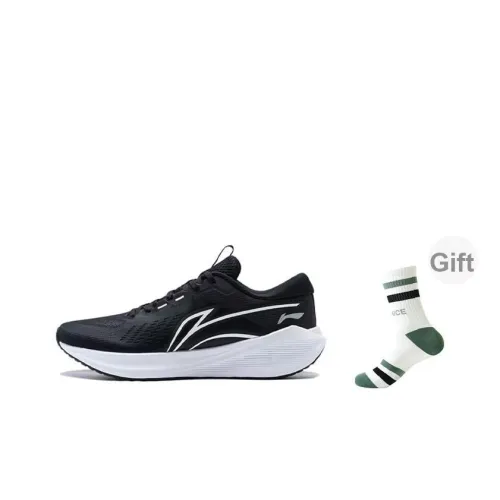 Лайнер Wave V2 Амортизаторы Shock Slip-Resistant Низкий Топ Бег на длинные дистанции Повседневная Беговая обувь Мужская Черная