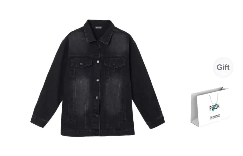 TORIGHT Denim Jackets Women's-9