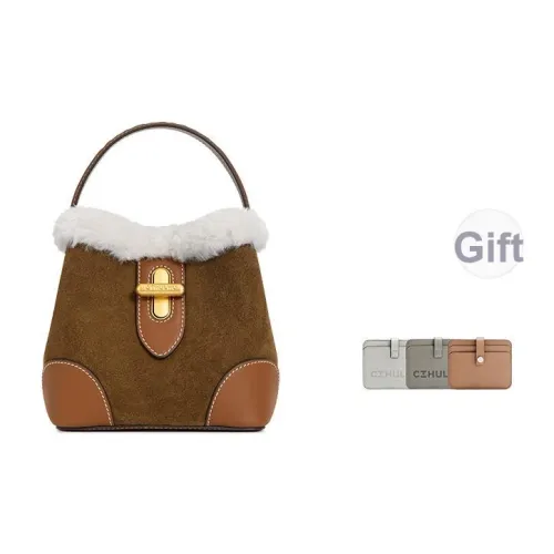 Cthulhu Коровья кожа Капсула Сумка-ведро Сумка на плечо Средний Женские