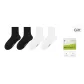 4 Pack (2 Black and 2 White Crew Socks)