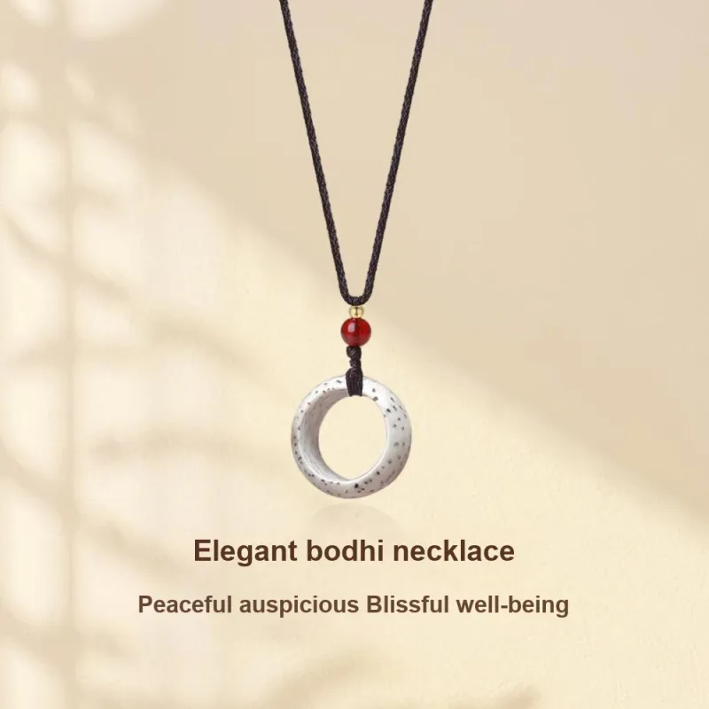 Shiban Star Moon Bodhi Seeds Necklaces Unisex-2