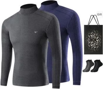 SEPTWOLVES Thermal Tops Men's 2 Pack+Shopping Bag