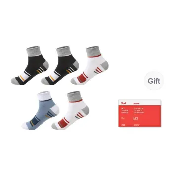 MIIOW Mid Calf Socks Men's Combo Set